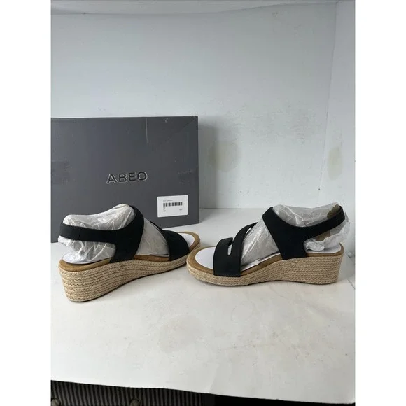 ABEO Walking Co Riviera Adjustable Sandals Black Sz 8.5 New - Picture 5 of 9